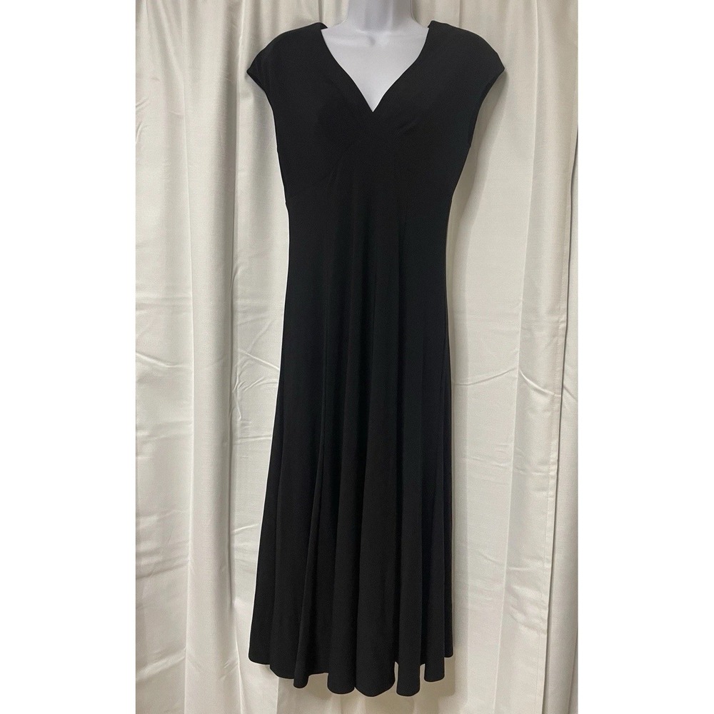 Jones New York Dress Womens 90s Y2K Whimsigoth Midi Dress Stretch Grunge 8